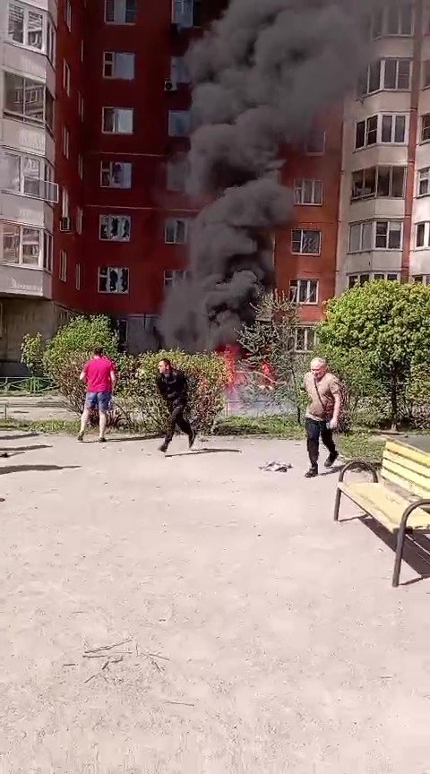 На месте взрыва в Балашихе