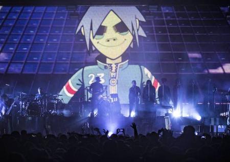 Ливень сорвал концерт Gorillaz в Москве