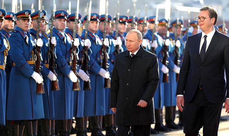 Владимир Путин и Александр Вучич