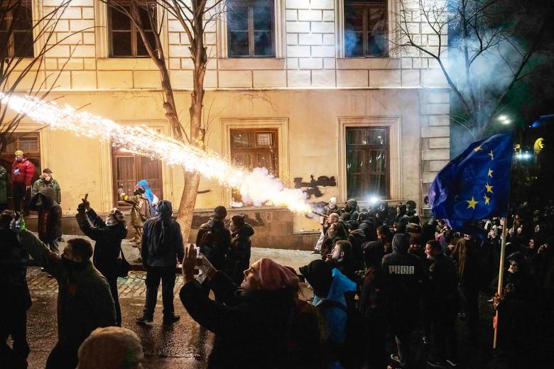 Протесты в Тбилиси