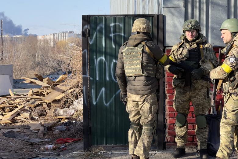 Солдаты Вооружённых сил Украины