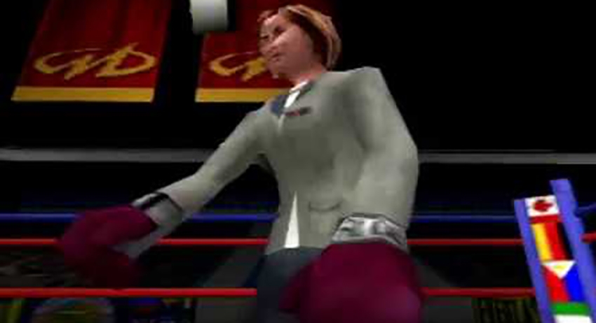 Скриншот из игры «Ready 2 Rumble Boxing: Round 2» (Хиллари Клинтон) 