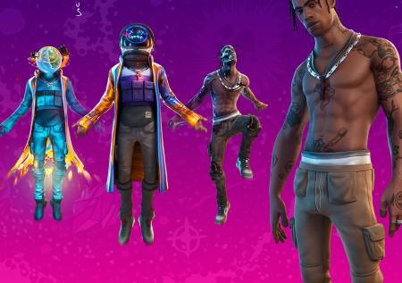 Fortnite побила рекорд по количеству игроков во время шоу Трэвиса Скотта