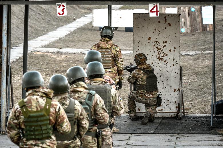 Украинские военнослужащие