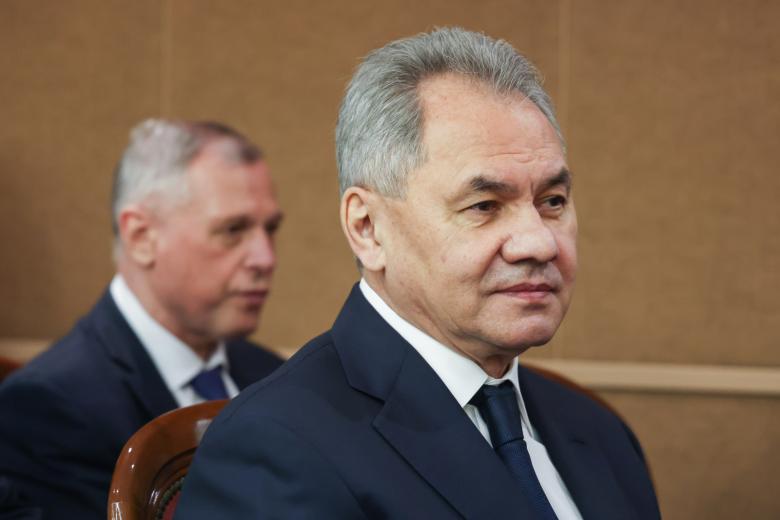 Министр обороны РФ Сергей Шойгу на пленарном заседании Государственной думы РФ