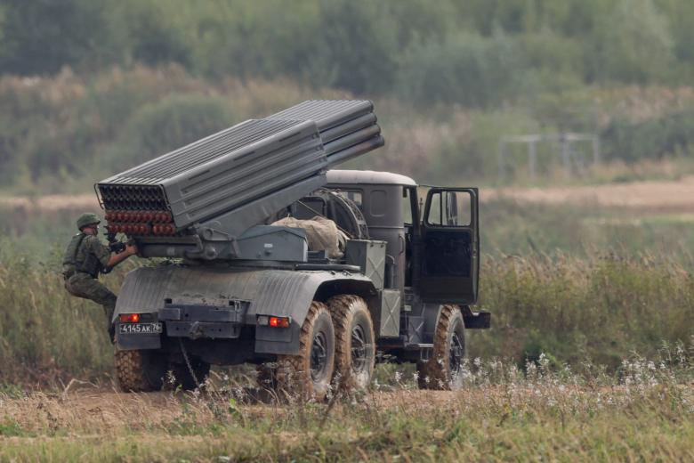 Боевая машина реактивной системы залпового огня (РСЗО) «Торнадо-Г»