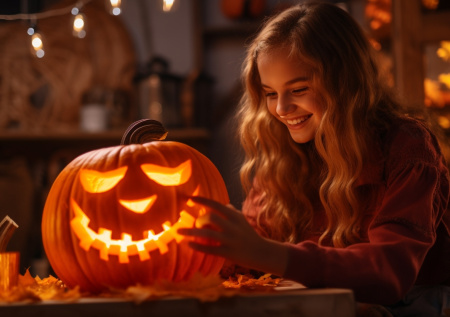Делаем светящуюся тыкву на Хеллоуин своими руками: полезные советы и идеи