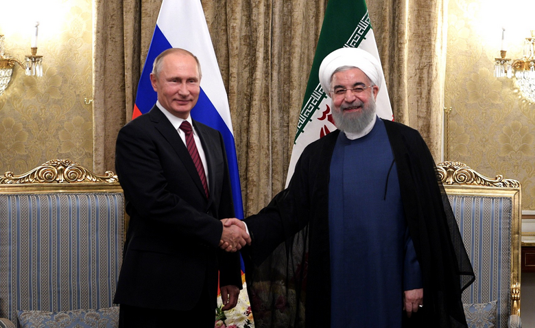 Владимир Путин и Хасан Рухани 