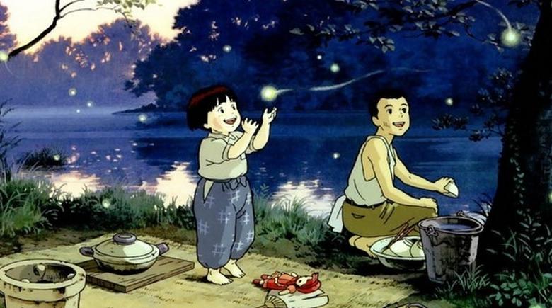Кадр из мультфильма 1988 года «Могила светлячков»
