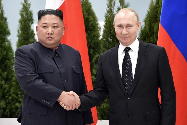 Владимир Путин и Ким Чен Ын