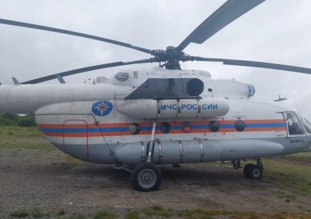 Вертолёт Ми-8 вылетел на поиски пропавшего вертолёта Robinson на Камчатке