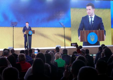 Партия «Слуга народа» попросит Зеленского выдвинуться на второй срок  