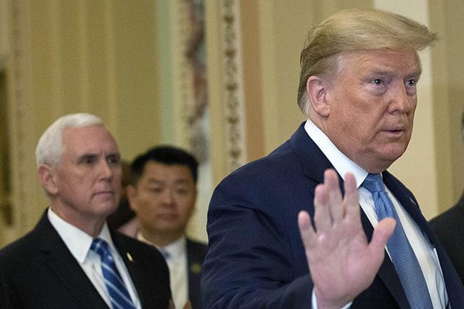 Майкл Пенс и Дональд Трамп