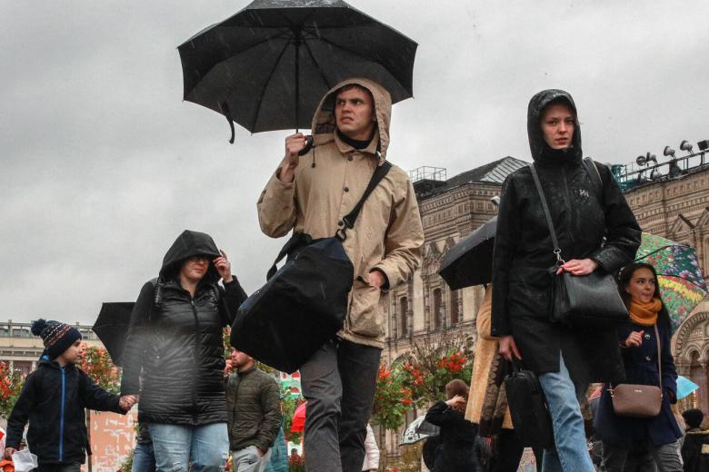 Дождливая погода в Москве