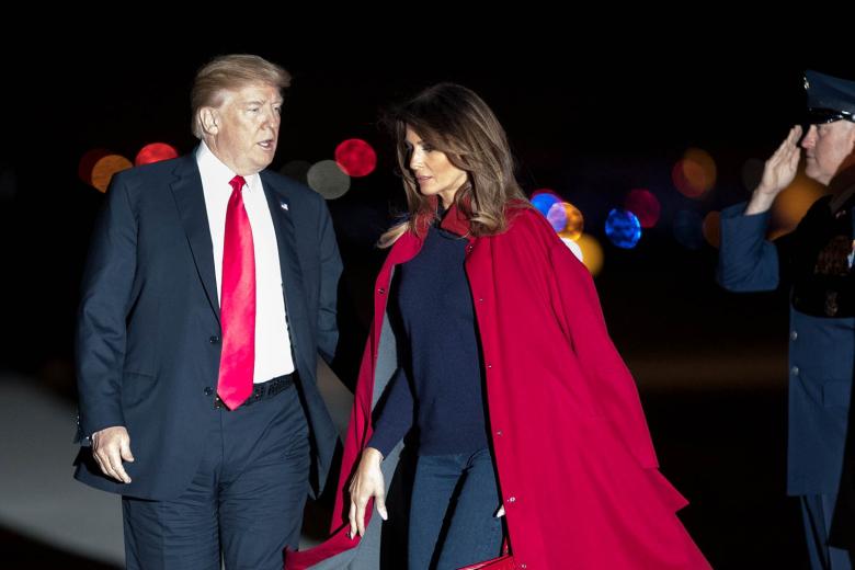 Дональд и Меланья Трамп