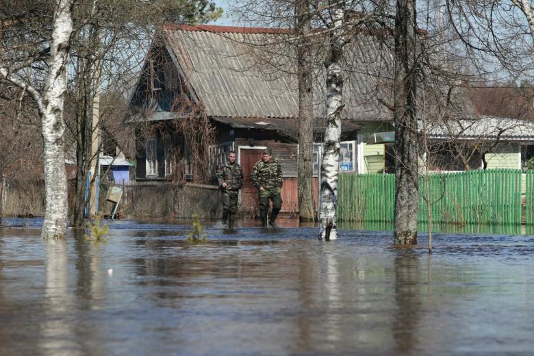 Затопление частных домов в Ленинградской области