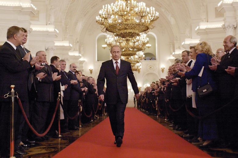 Церемония вступления Владимира Путина в должность президента России. 2004