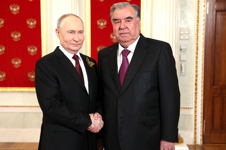 Владимир Путин и Эмомали Рахмон