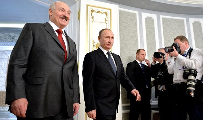 Президент Белоруссии Александр Лукашенко и президент РФ Владимир Путин
