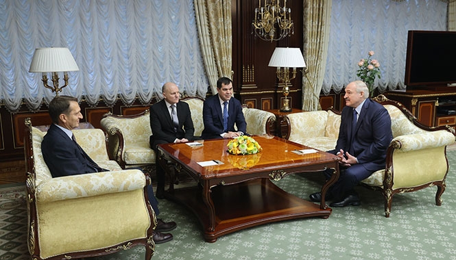 Сергей Нарышкин и Александр Лукашенко