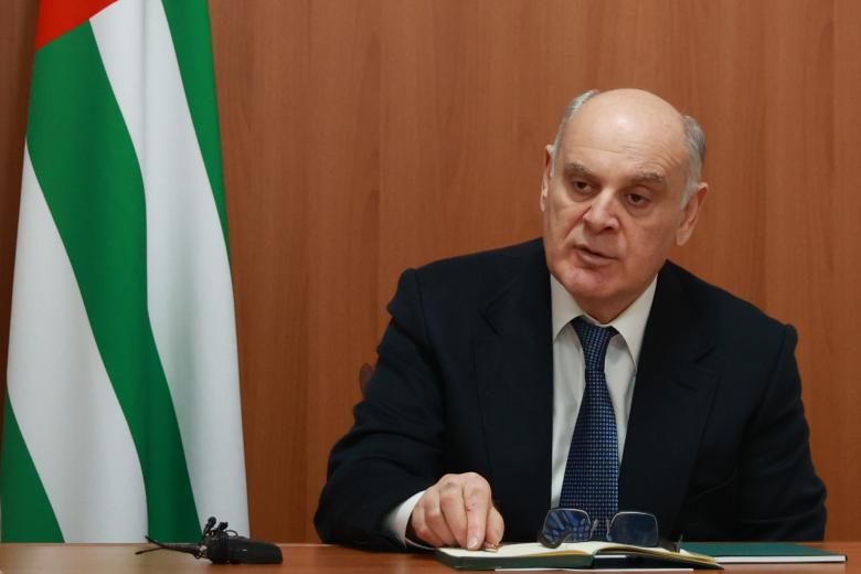 Президент Абхазии Аслан Бжания