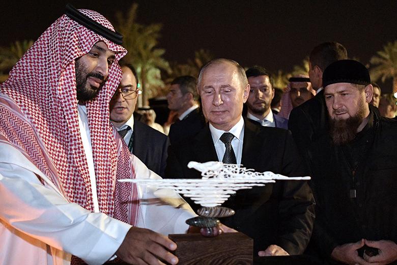 Мухаммед бен Салман и Владимир Путин