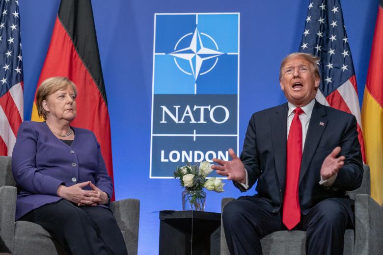Ангела Меркель и Дональд Трамп