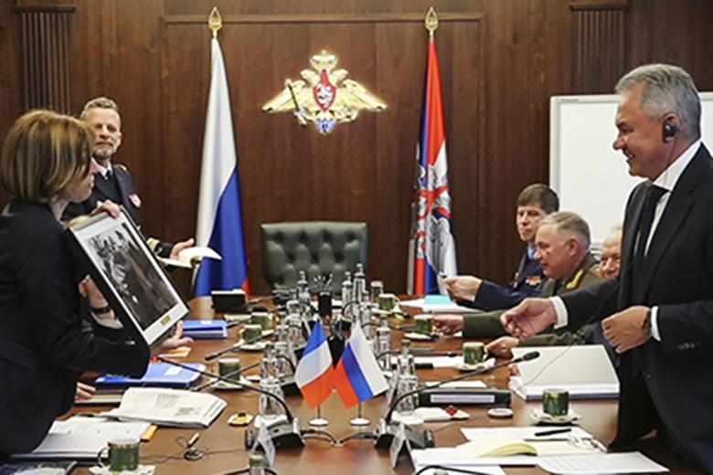Флоранс Парли и Сергей Шойгу
