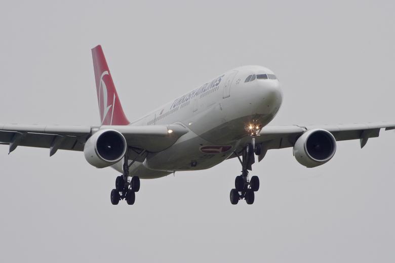 Самолёт авиакомпании Turkish Airlines