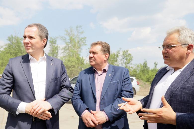 Вячеслав Гладков и Константин Полежаев (справа)