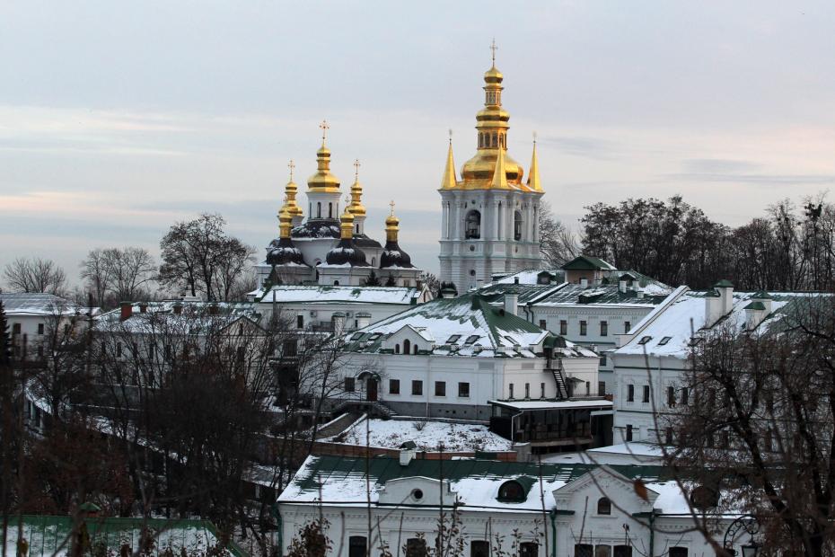 Киево-Печерская лавра, где украинские спецслужбы провели обыски