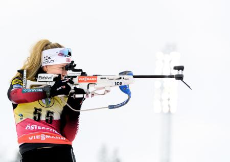 Экхофф выиграла седьмой спринт подряд на Кубке мира в Эстерсунде