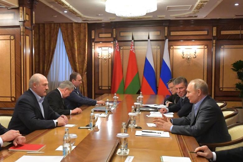 Александр Лукашенко и Владимир Путин