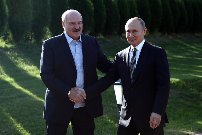 Александр Лукашенко и Владимир Путин