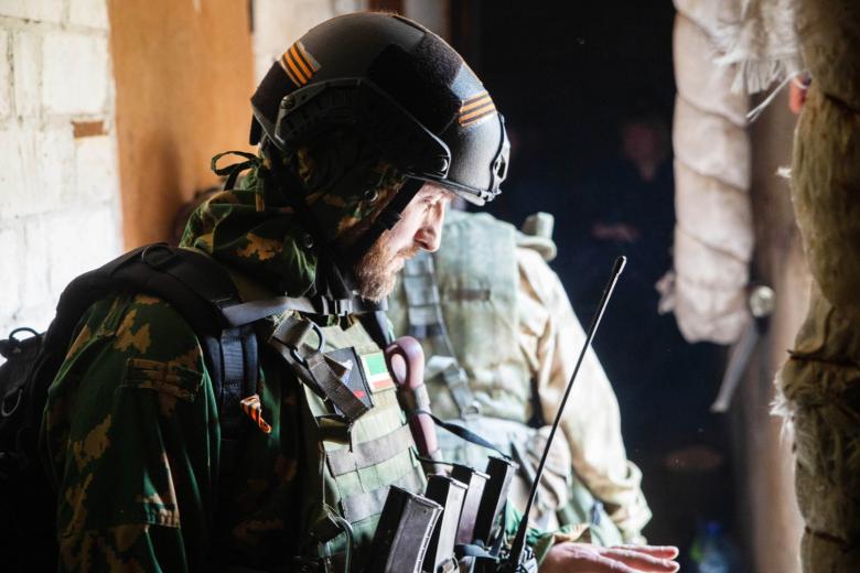 ВС РФ в зоне СВО в подвале одного из домов