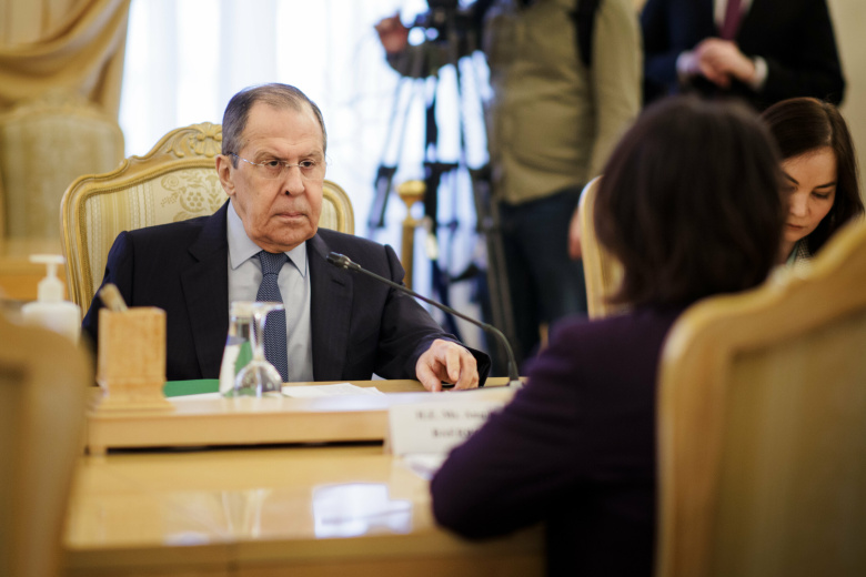 Встреча глав МИД РФ Лаврова и ФРГ Бербок в Москве