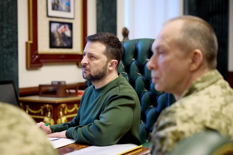 Владимир Зеленский и Александр Сырский