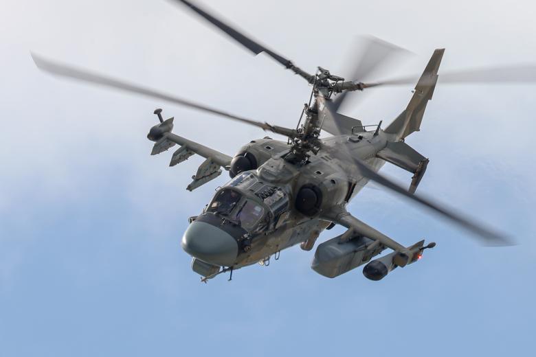 Российский разведывательно-ударный вертолёт Ка-52