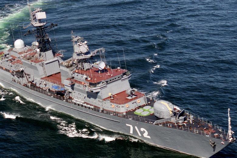 Сторожевой российский корабль «Неустрашимый»