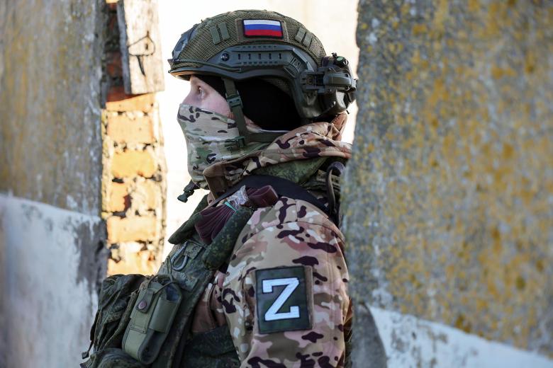 Военнослужащий ВС РФ в зоне СВО