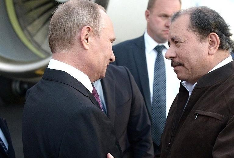 Владимир Путин и Даниэль Ортега