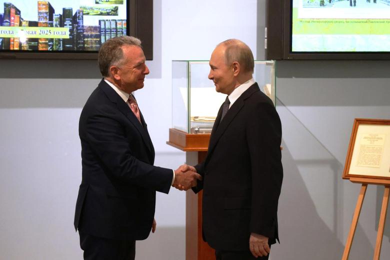 Владимир Путин и Стивен Уиткофф