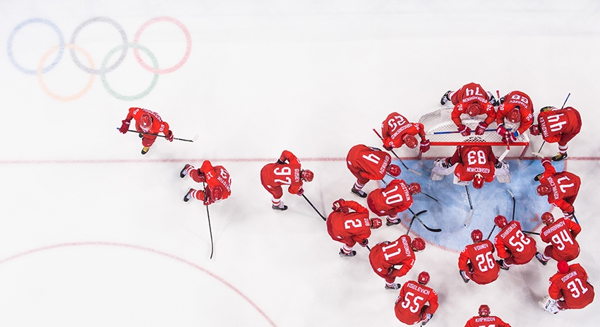 Сборная по хоккею олимпийских атлетов из России 