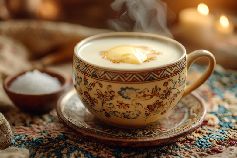 Татарский рецепт чая с молоком