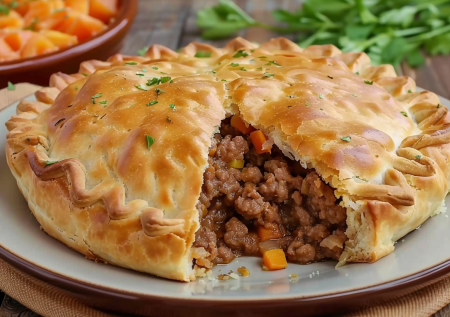 Зур бэлиш — татарский пирог с сочной начинкой: необычный рецепт