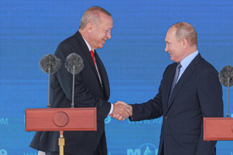 Реджеп Эрдоган и Владимир Путин