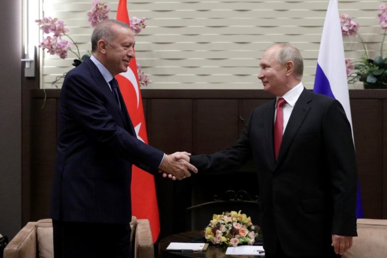 Президент РФ Владимир Путин, Реджеп Тайип Эрдоган