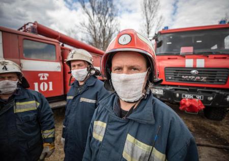 Пожарные ликвидировали очаги возгорания в Чернобыльской зоне