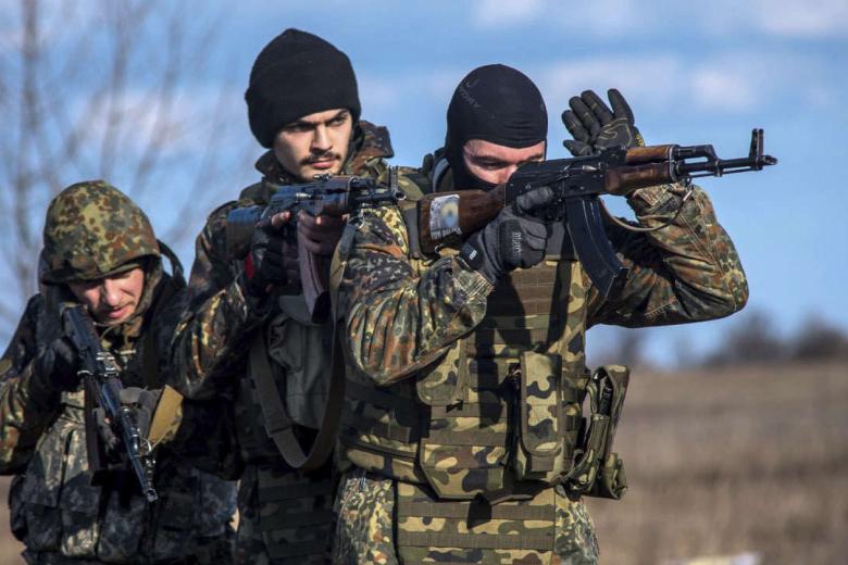 Солдаты Вооружённых сил Украины
