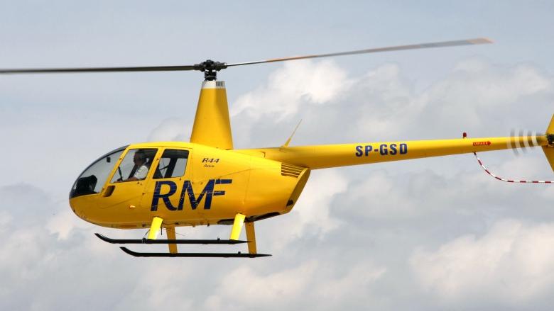 Вертолёт модели Robinson R44